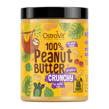OSTROVIT 100% Peanut Butter Crunchy 1000 г