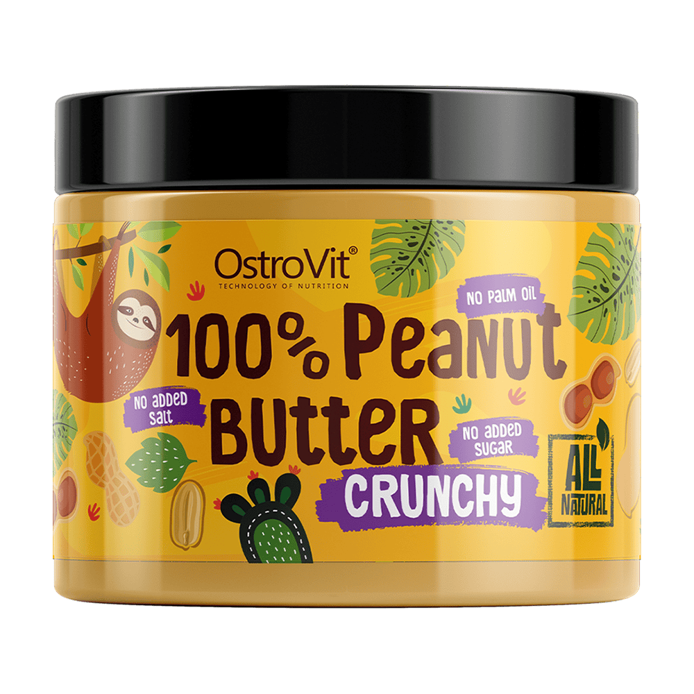OSTROVIT 100% Peanut Butter Crunchy 500 г