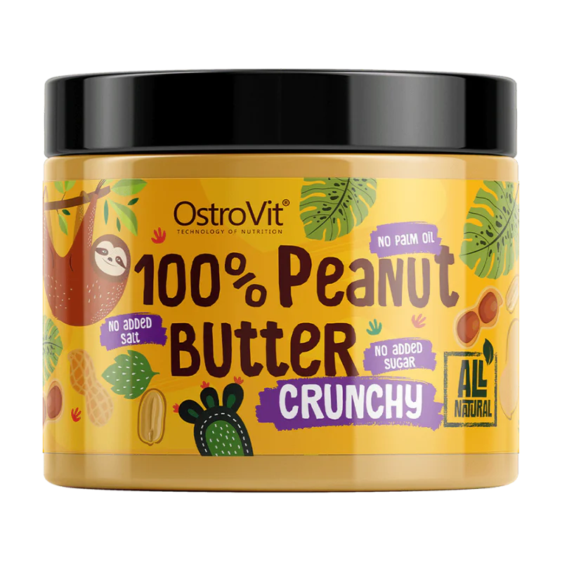 OSTROVIT 100% Peanut Butter Crunchy 500 г