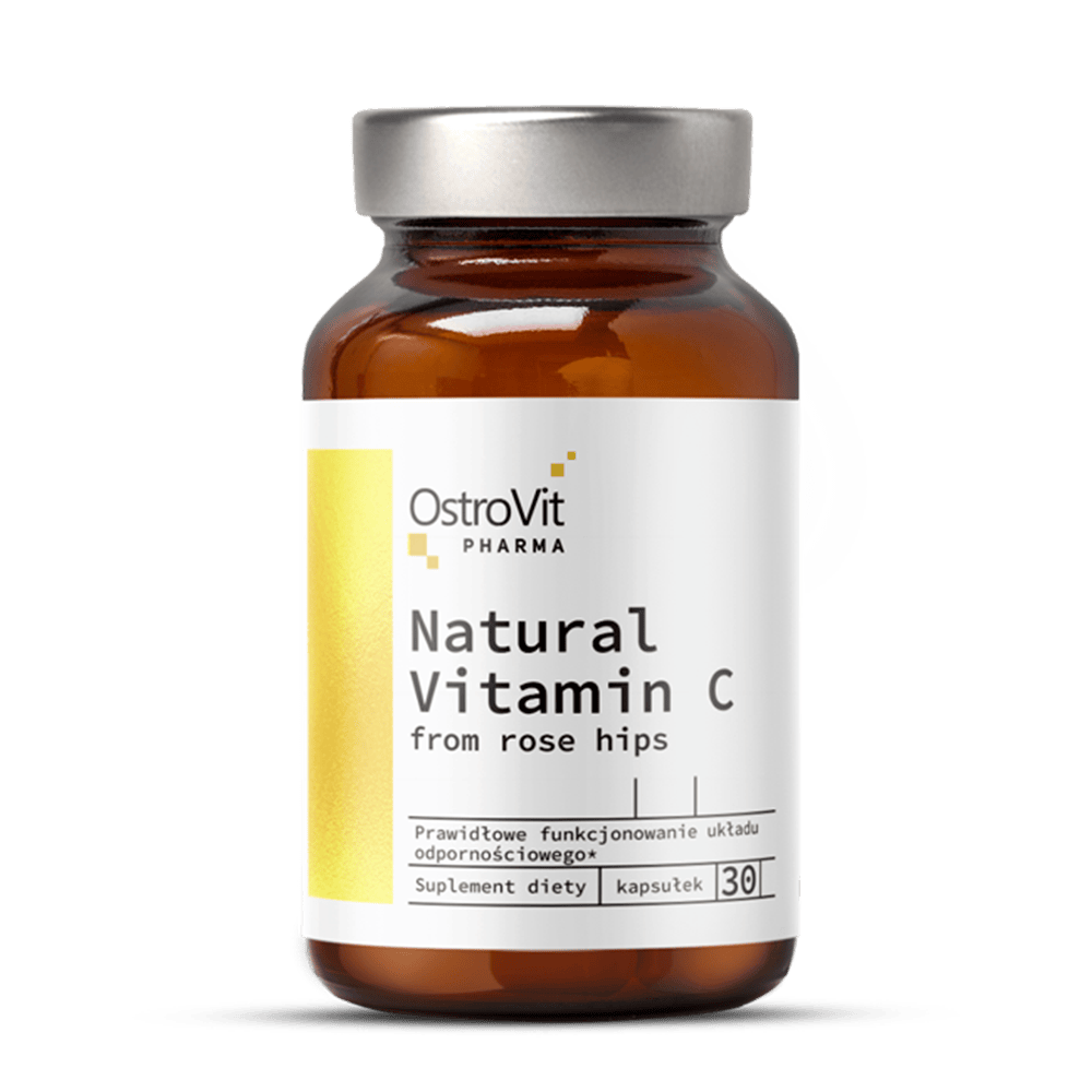 OSTROVIT Pharma Natural Vitamin C from Rose Hips 30 капсули