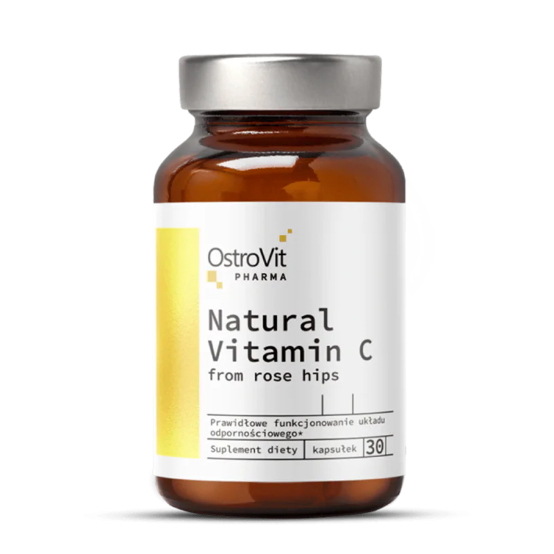 OSTROVIT Pharma Natural Vitamin C from Rose Hips 30 капсули
