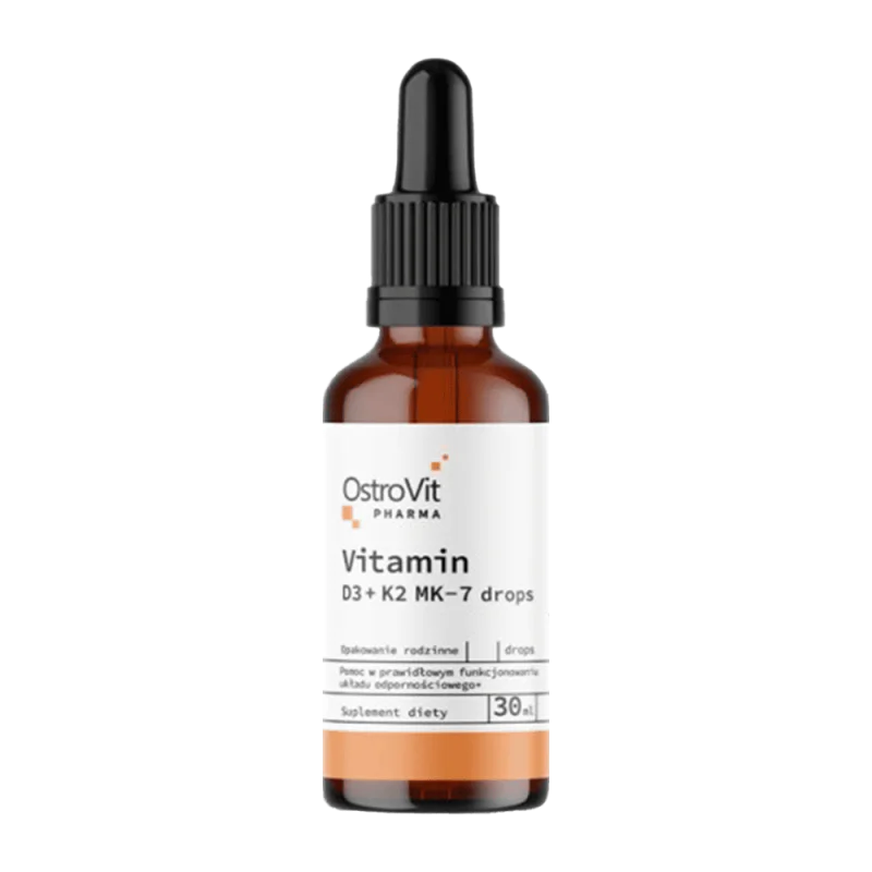 OSTROVIT Pharma Vitamin D3 + K2 MK-7 Drops 30мл
