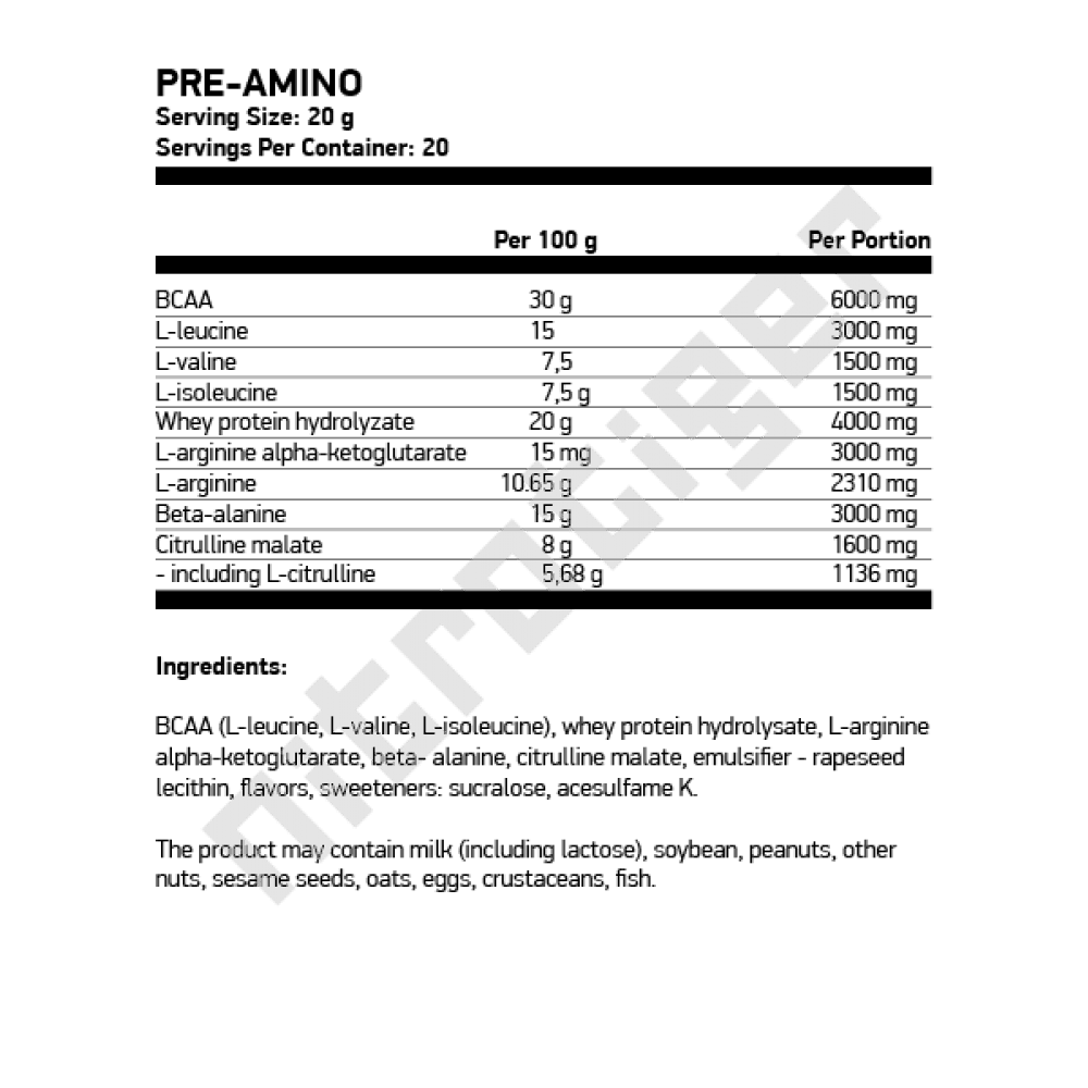 OSTROVIT Pre-Amino 400 гр