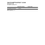 OSTROVIT Saw Palmetto Extract 90 таблетки