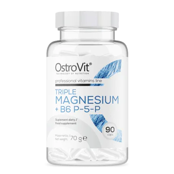 OSTROVIT Triple Magnesium + B6 P-5-P 90 капсули