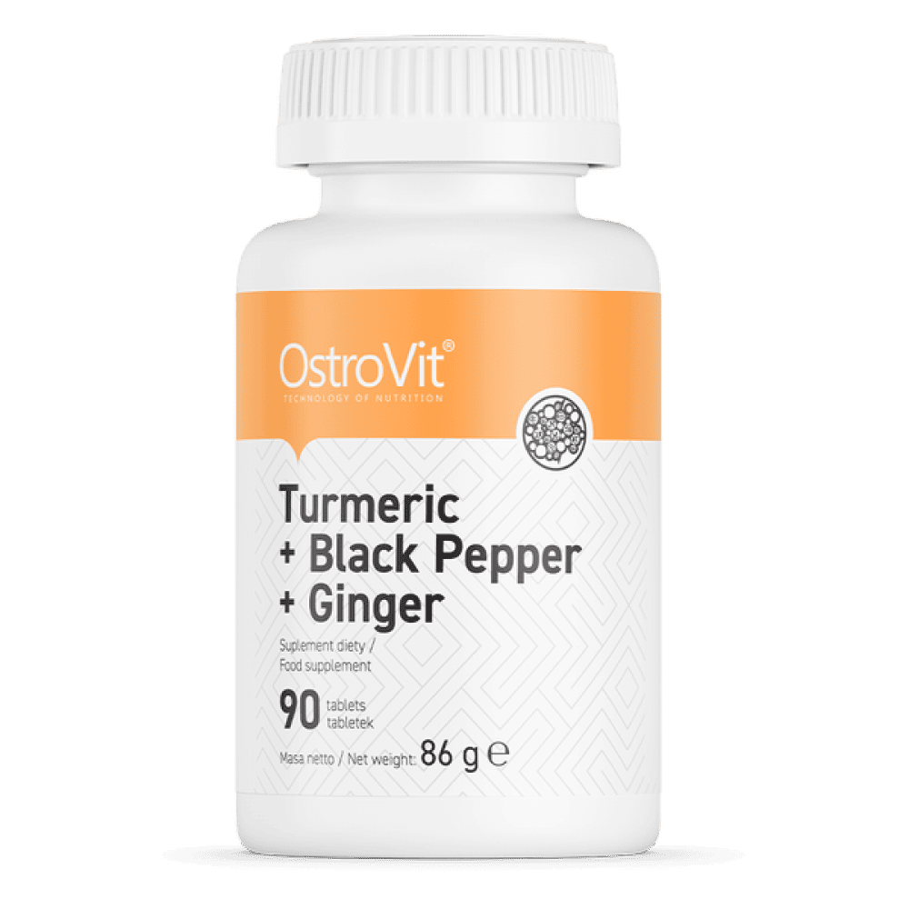 OSTROVIT Turmeric + Black Pepper + Ginger 90 таблетки