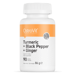 OSTROVIT Turmeric + Black Pepper + Ginger 90 таблетки