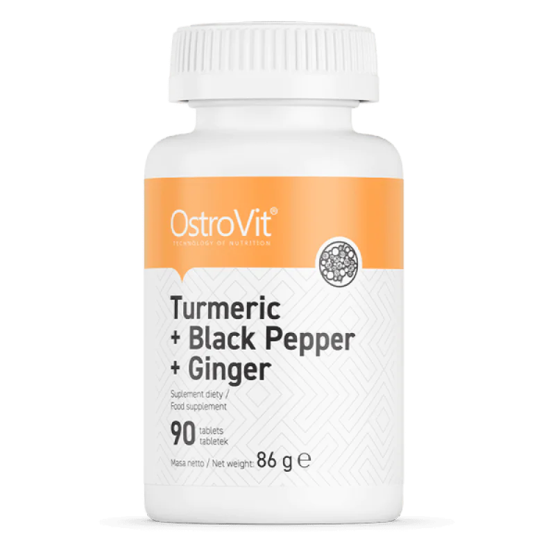 OSTROVIT Turmeric + Black Pepper + Ginger 90 таблетки
