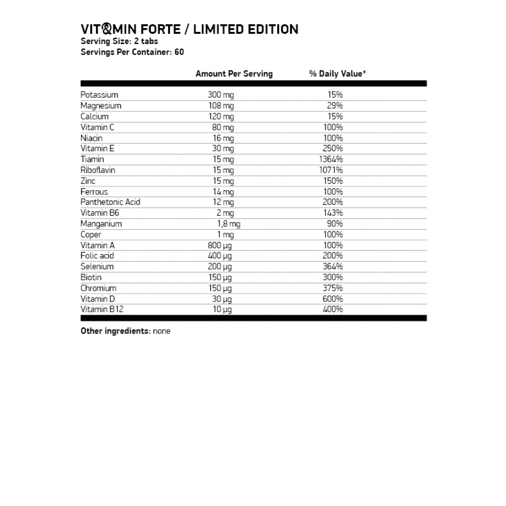 OSTROVIT VIT&MIN Forte Limited Edition 120 таблетки
