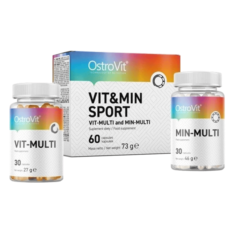 OSTROVIT Vit&Min Sport Vit-Multi and Min-Multi Formula 2 x 30 капсули