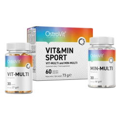 OSTROVIT Vit&Min Sport Vit-Multi and Min-Multi Formula 2 x 30 капсули