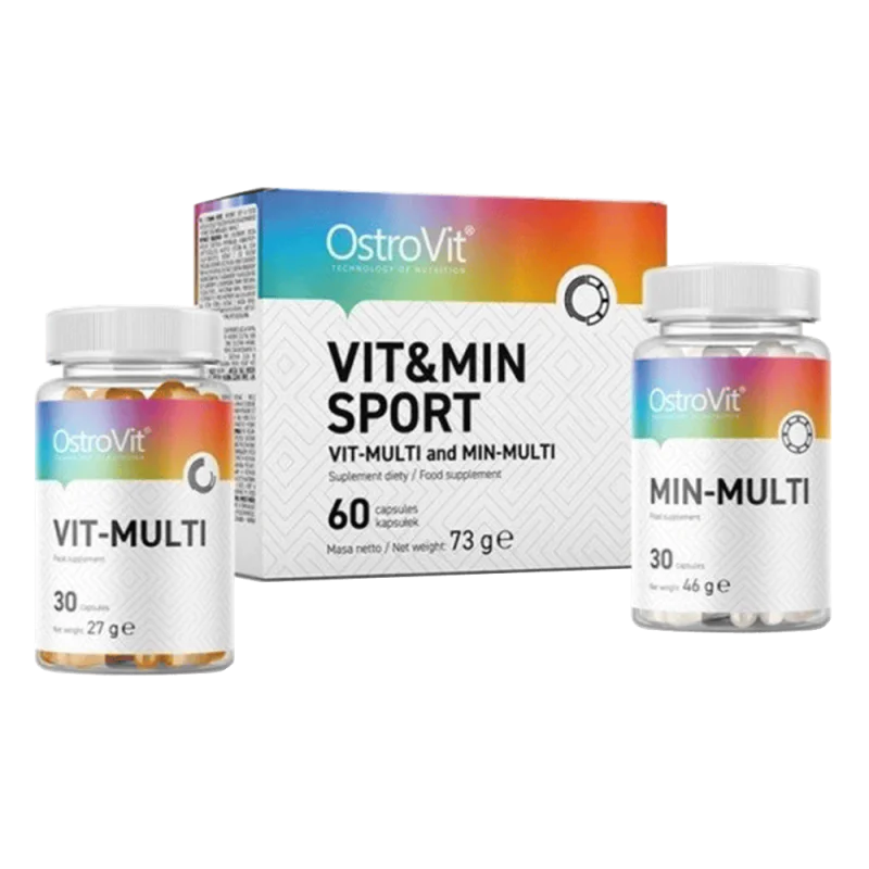 OSTROVIT Vit&Min Sport Vit-Multi and Min-Multi Formula 2 x 30 капсули