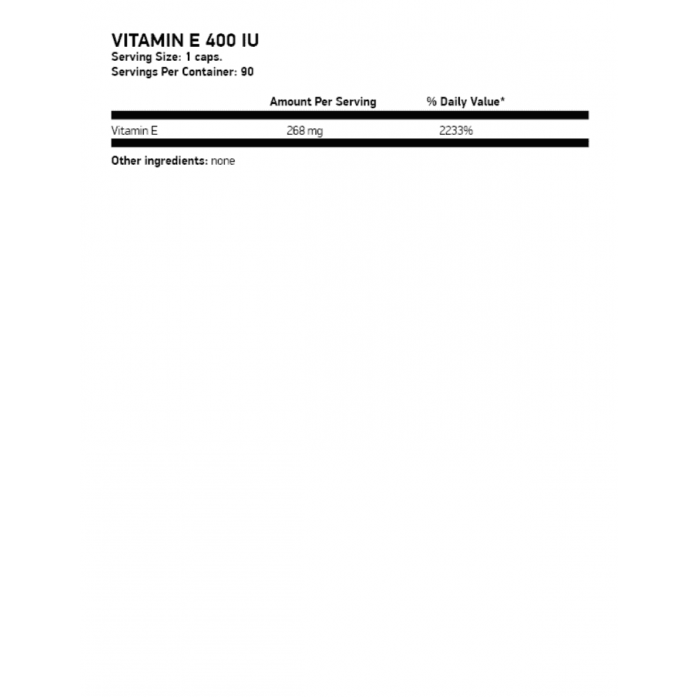 OSTROVIT Vitamin E 400 IU 90 гел капсули