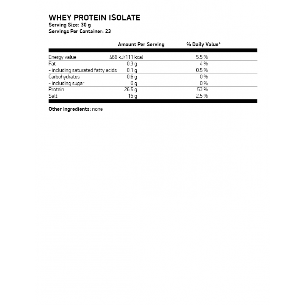 OSTROVIT Whey Protein Isolate 700гр