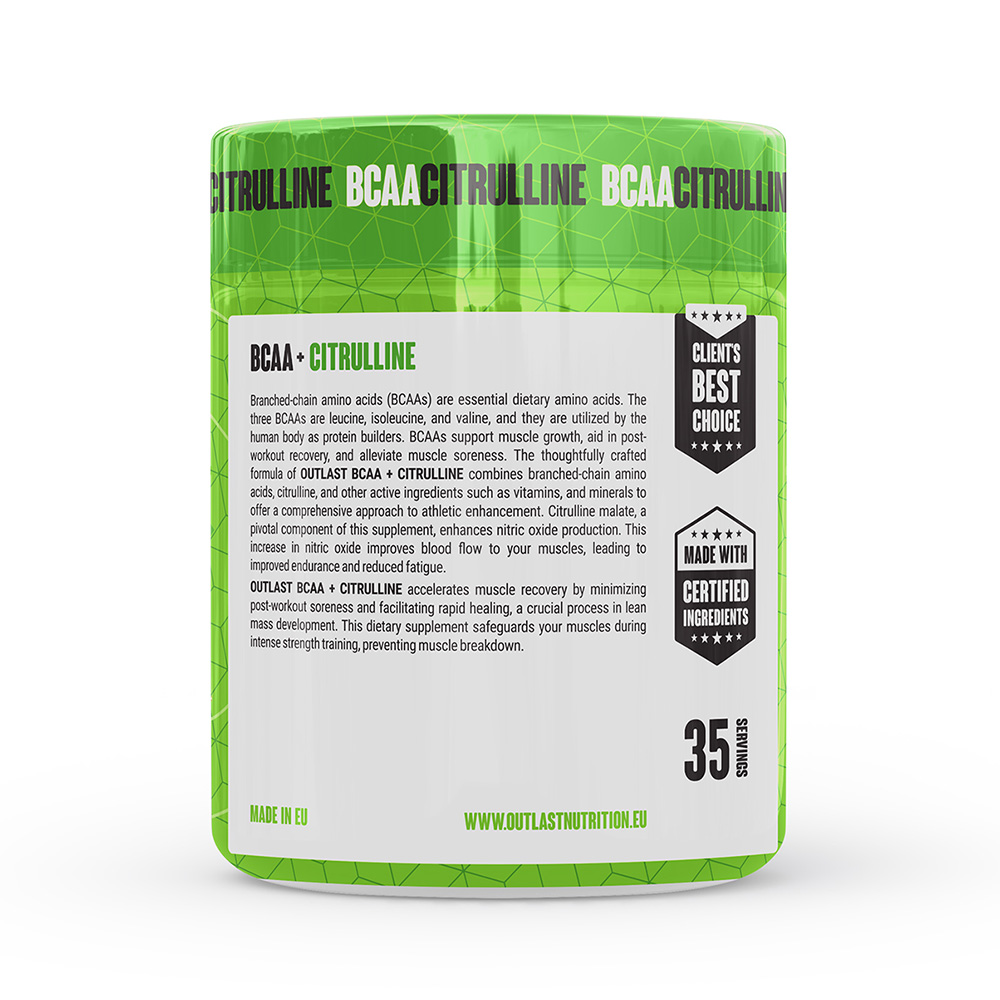 OUTLAST NUTRITION BCAA + Citrulline 490 г