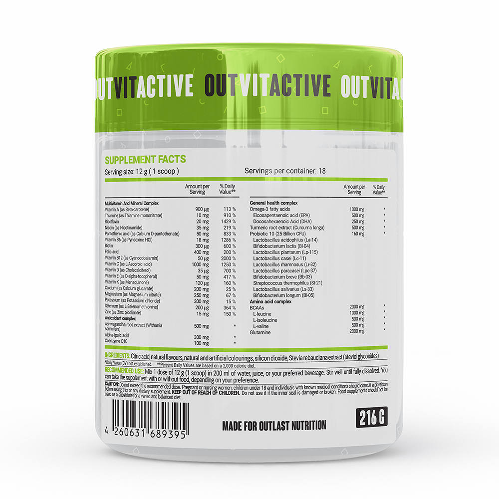OUTLAST NUTRITION OutVit Active 216 г