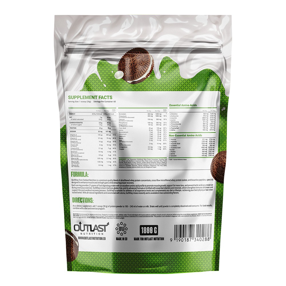 OUTLAST NUTRITION OutWhey 1800 г