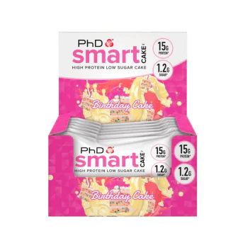 PHD Smart Cake 12 протеинови десерта х 60 г