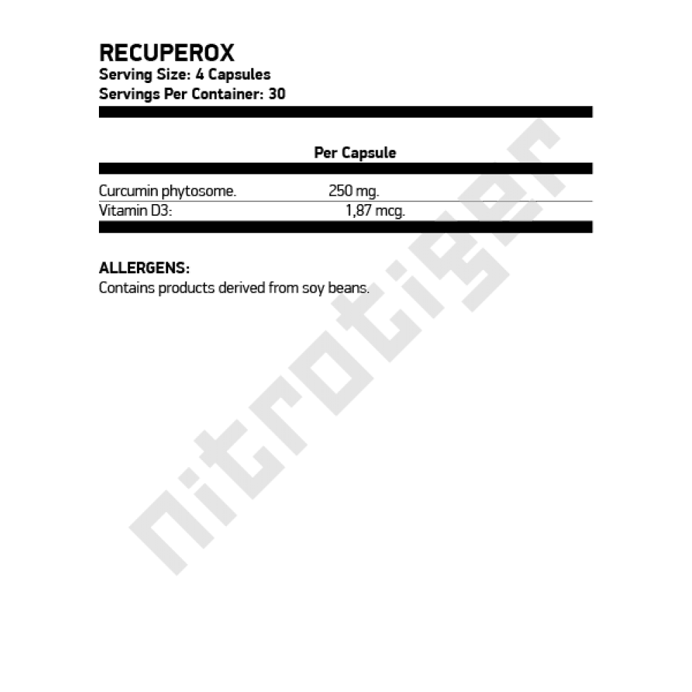 POWERGYM Recuperox 120 капсули