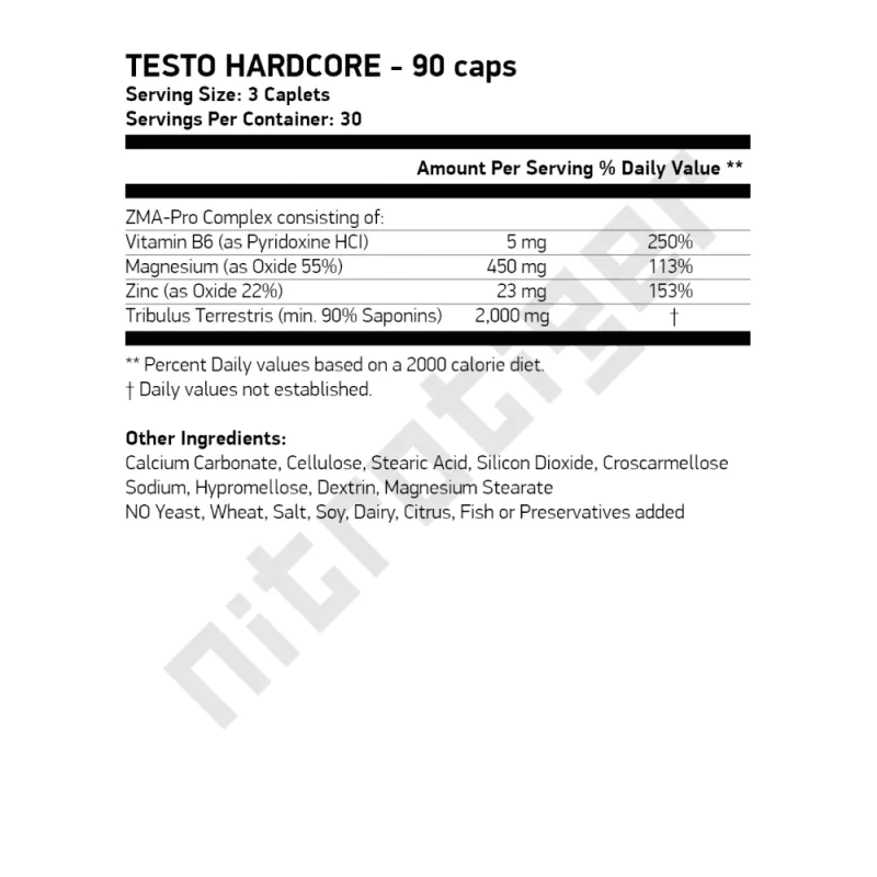 SAN Testo Hardcore 90 таблетки