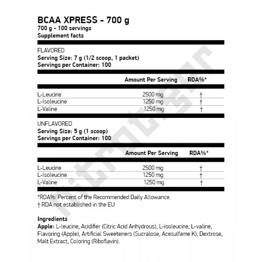SCITEC BCAA Xpress 700 гр. 