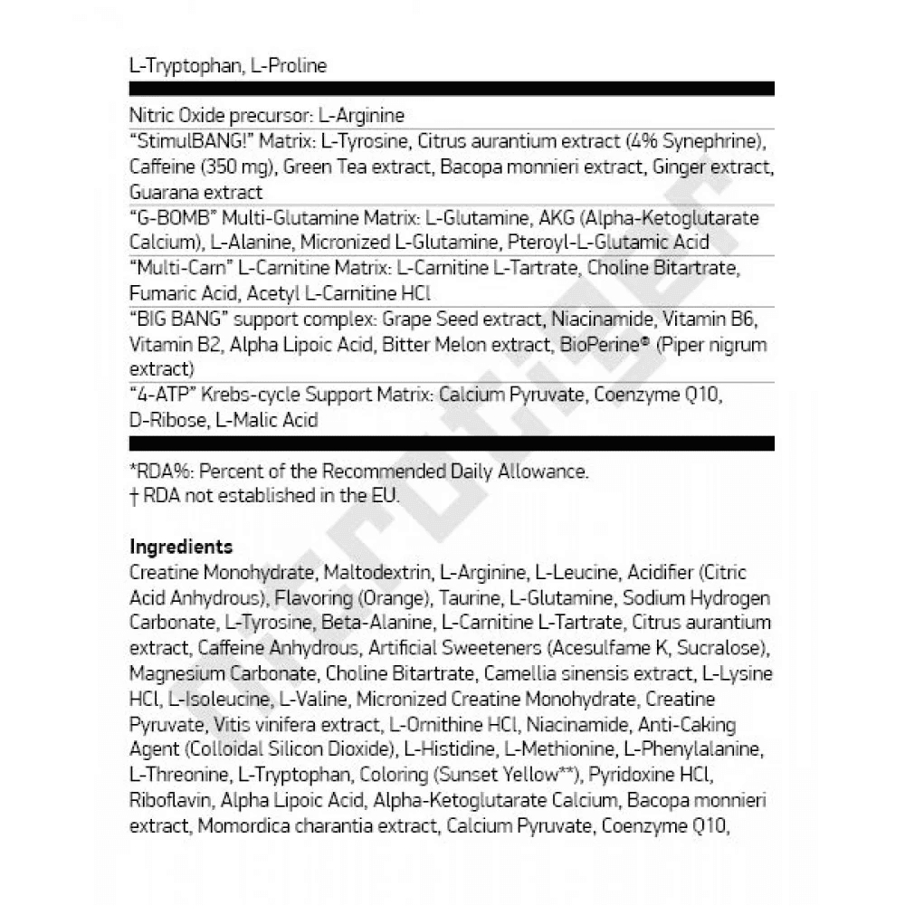 SCITEC Big Bang 825 г