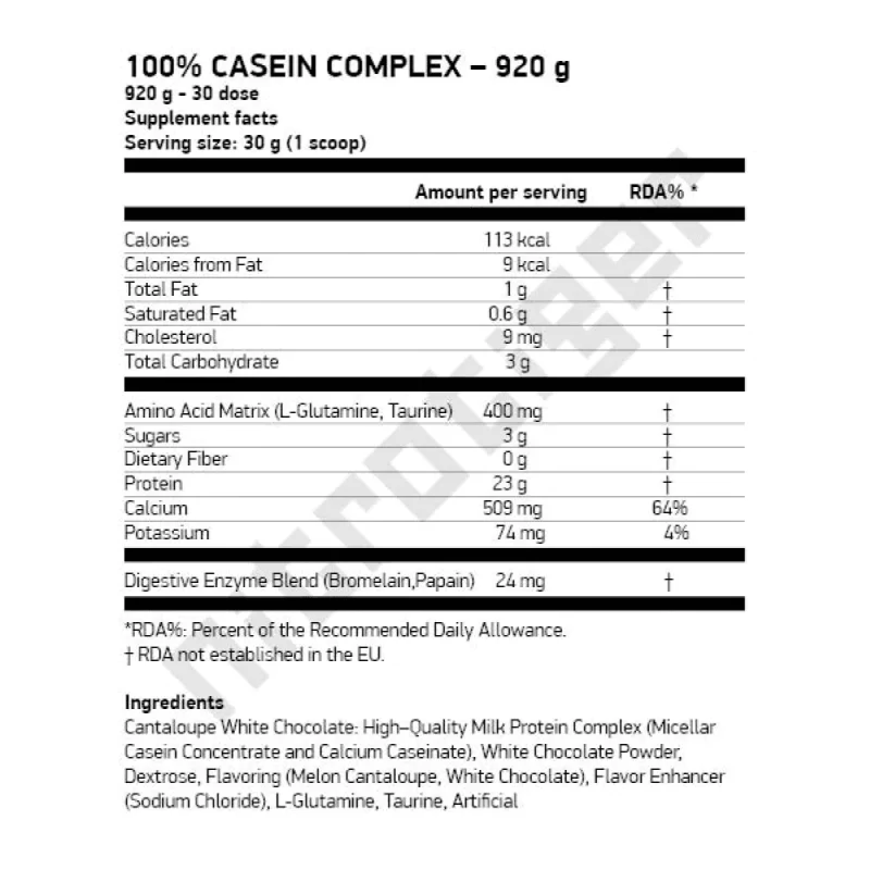 SCITEC Casein Complex 920 г