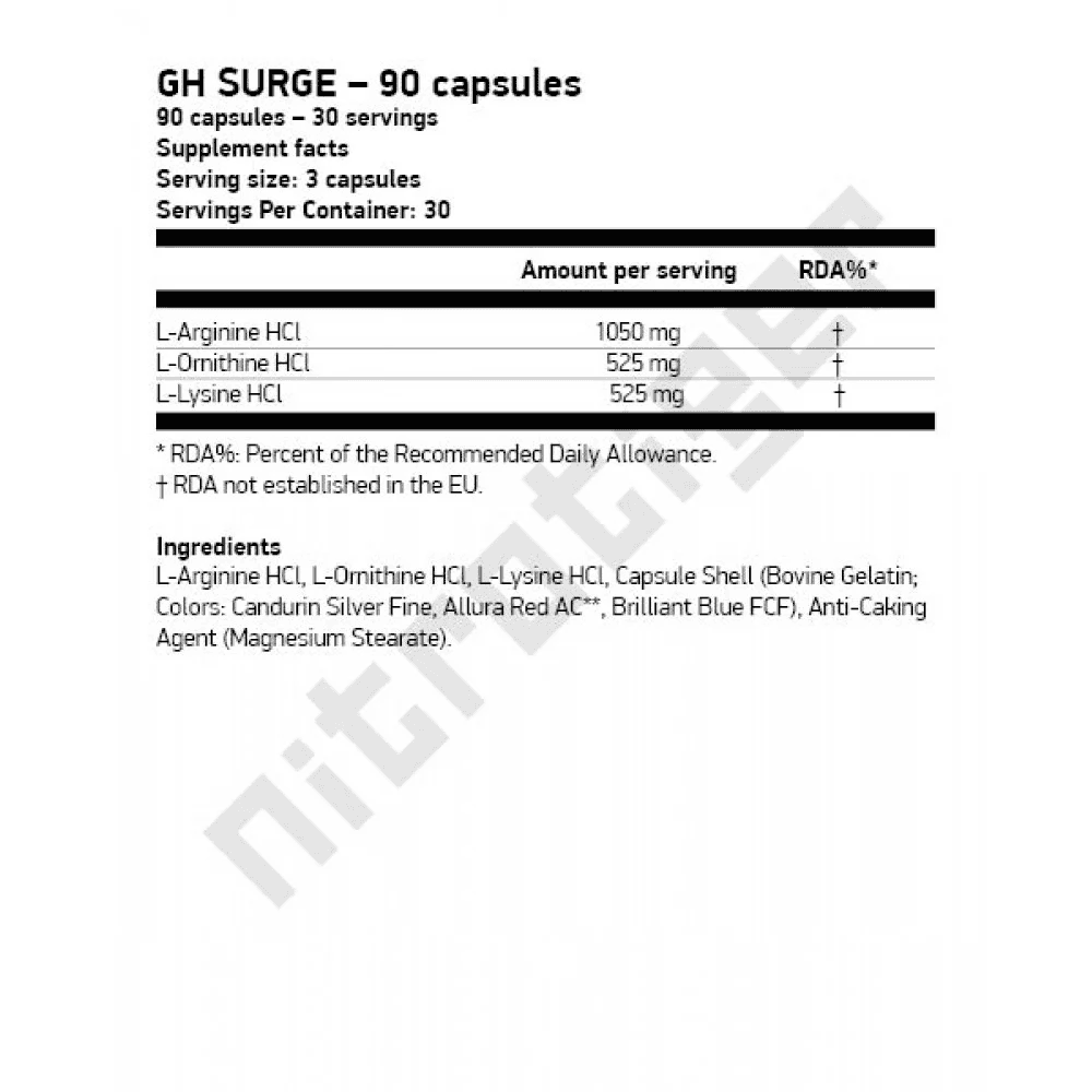 SCITEC GH Surge 90 капсули