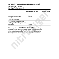 SCITEC Gold Standard Curcuminoids 60 капсули