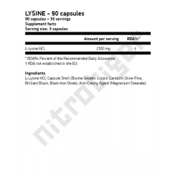 SCITEC Lysine 90 капсули