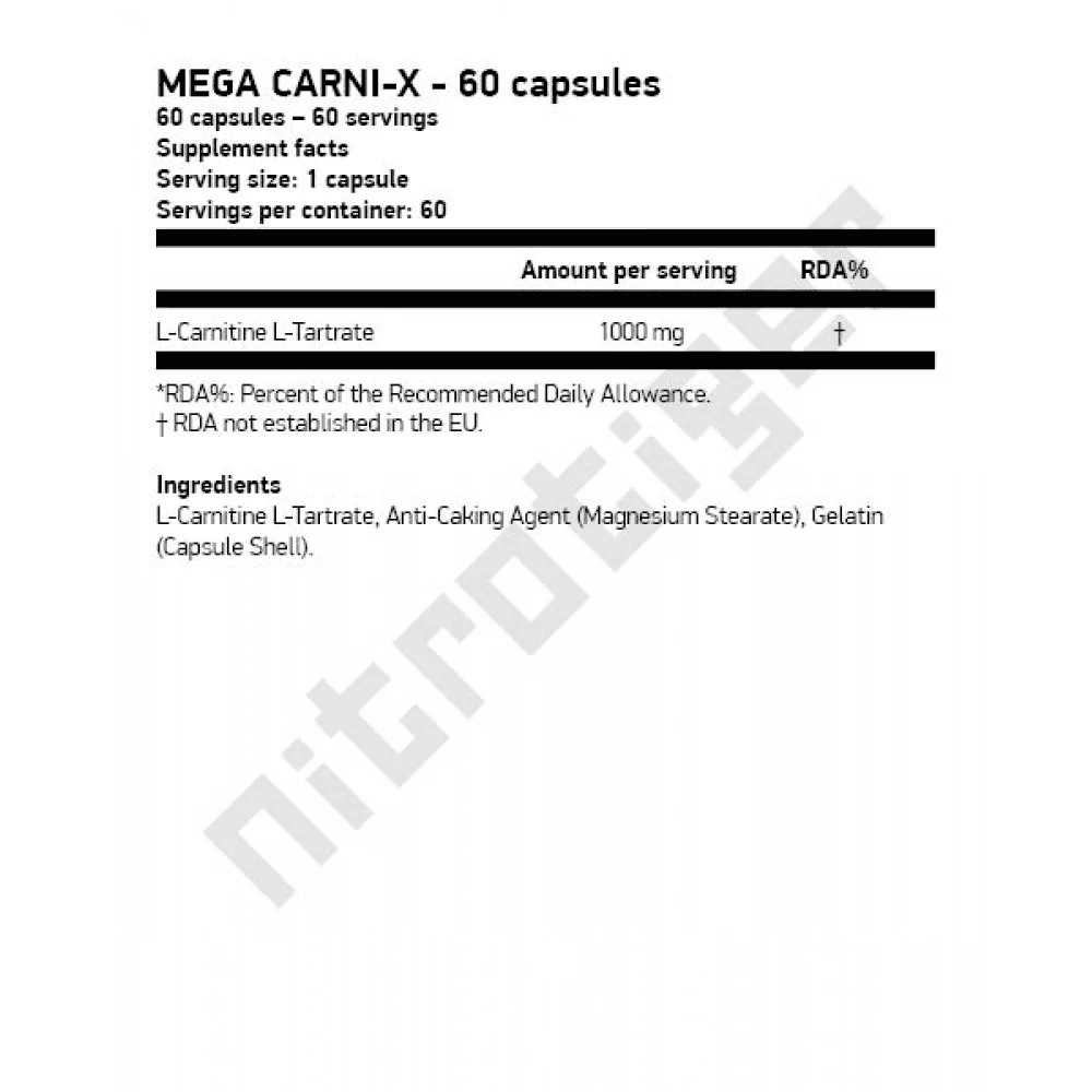 SCITEC Mega Carni-X 60 капсули