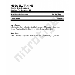 SCITEC Mega Glutamine 120 капсули