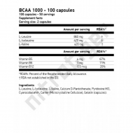 SCITEC BCAA 1000 100 капсули