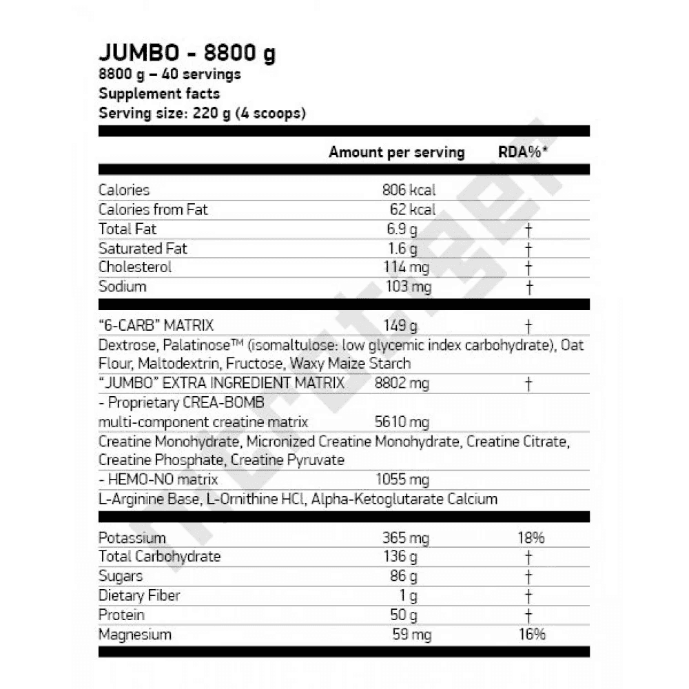 SCITEC Jumbo 8800 гр