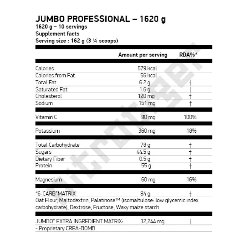 SCITEC Jumbo Professional 1620 гр. 