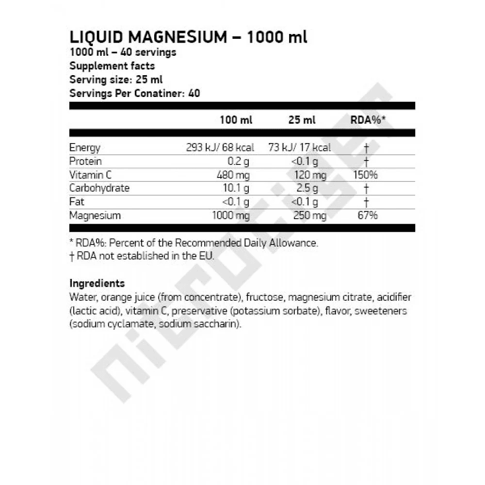SCITEC Liquid Magnesium 1000 мл