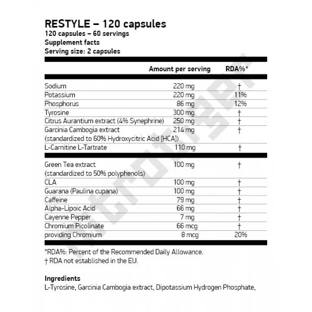 SCITEC Restyle 120 капсули