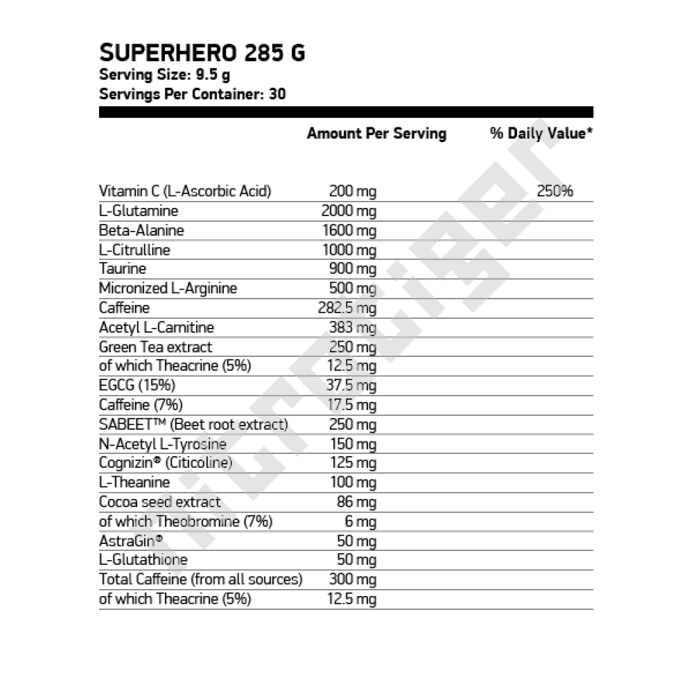 SCITEC Superhero 285 г