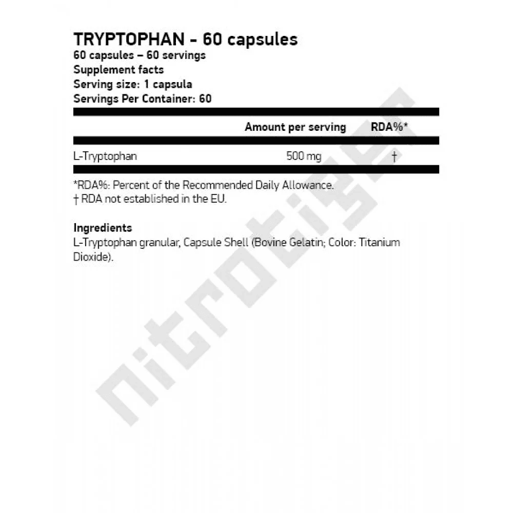 SCITEC Tryptophan 60 капсули