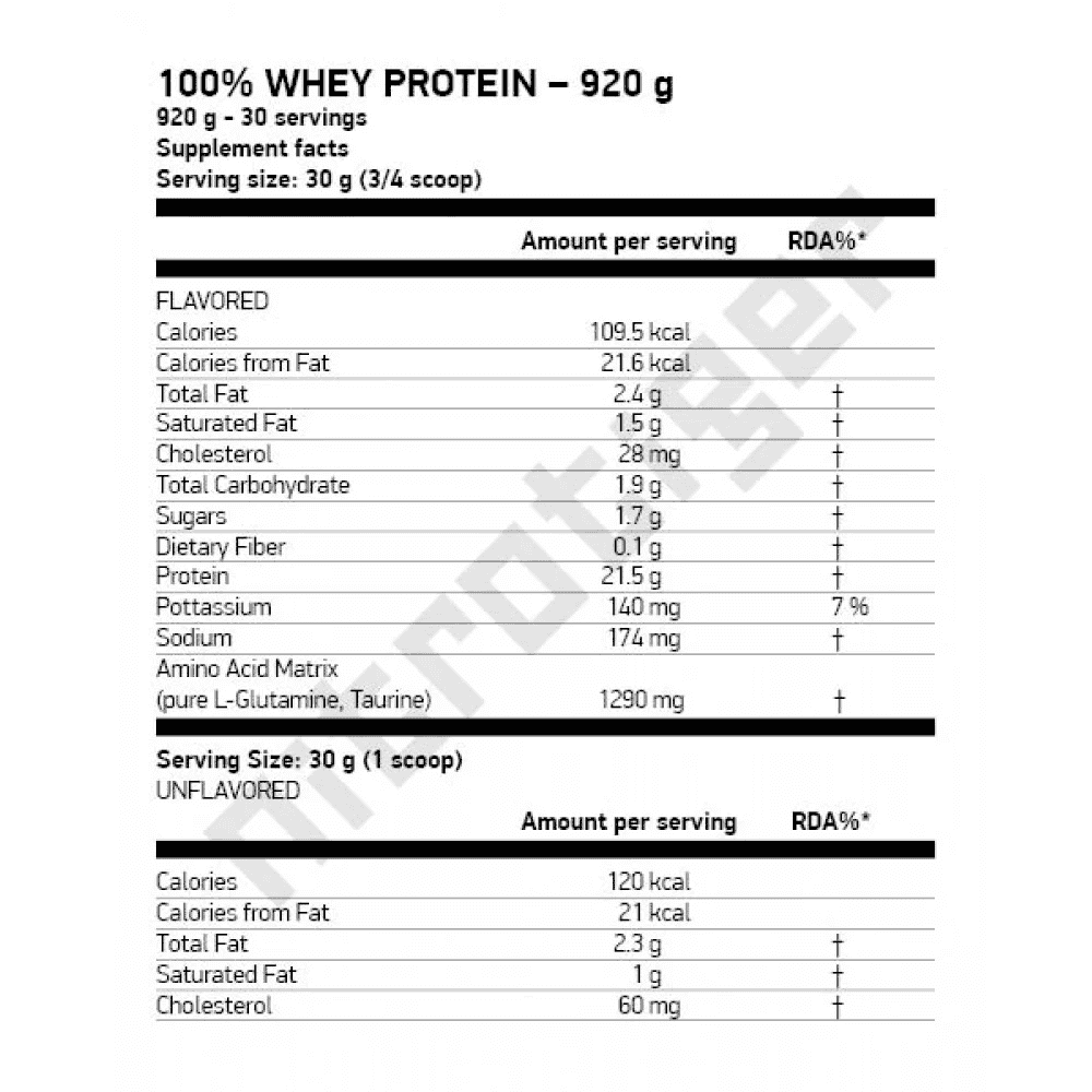 SCITEC Whey Protein 920 г