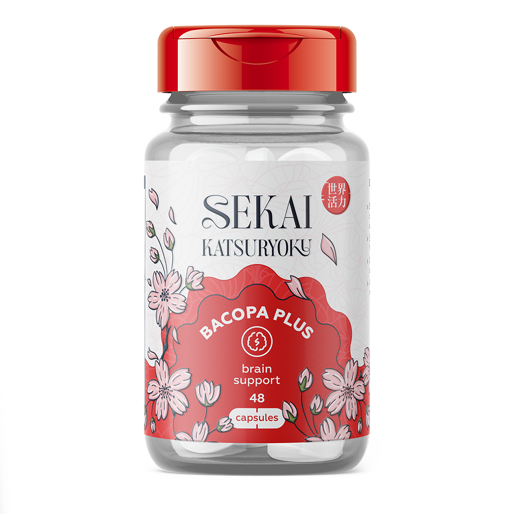 SEKAI KATSURYOKU Bacopa Plus 48 капсули