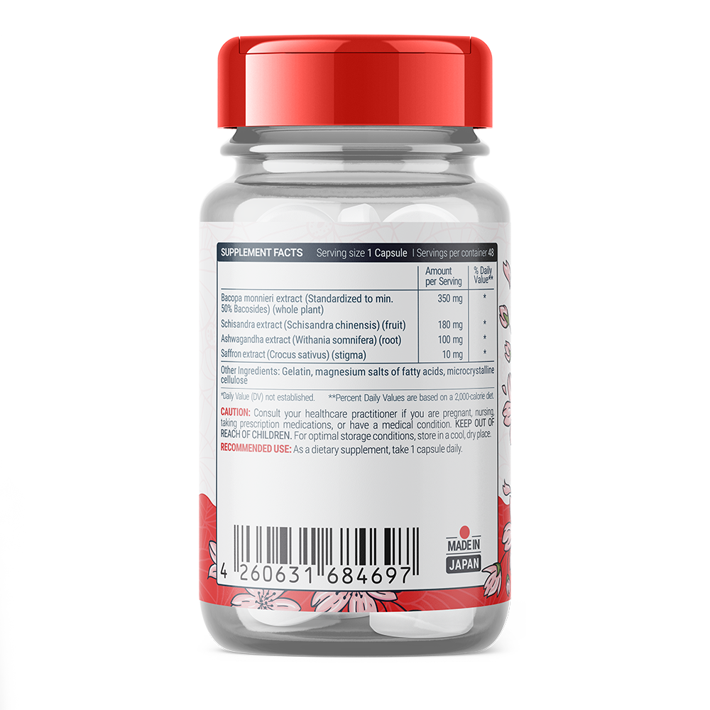 SEKAI KATSURYOKU Bacopa Plus 48 капсули