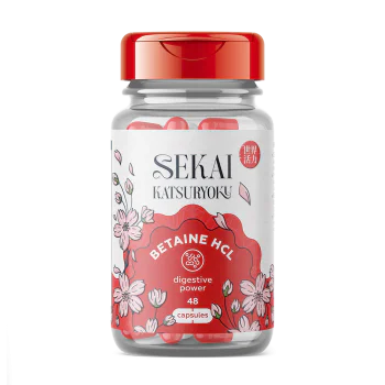 SEKAI KATSURYOKU Betaine HCl 48 капсули