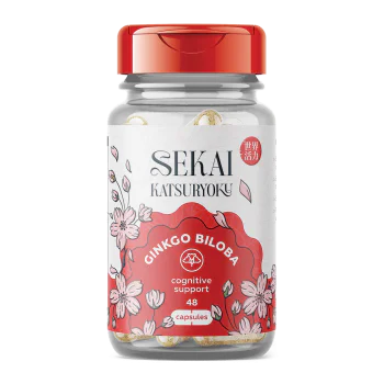 SEKAI KATSURYOKU Ginkgo Biloba 48 капсули 