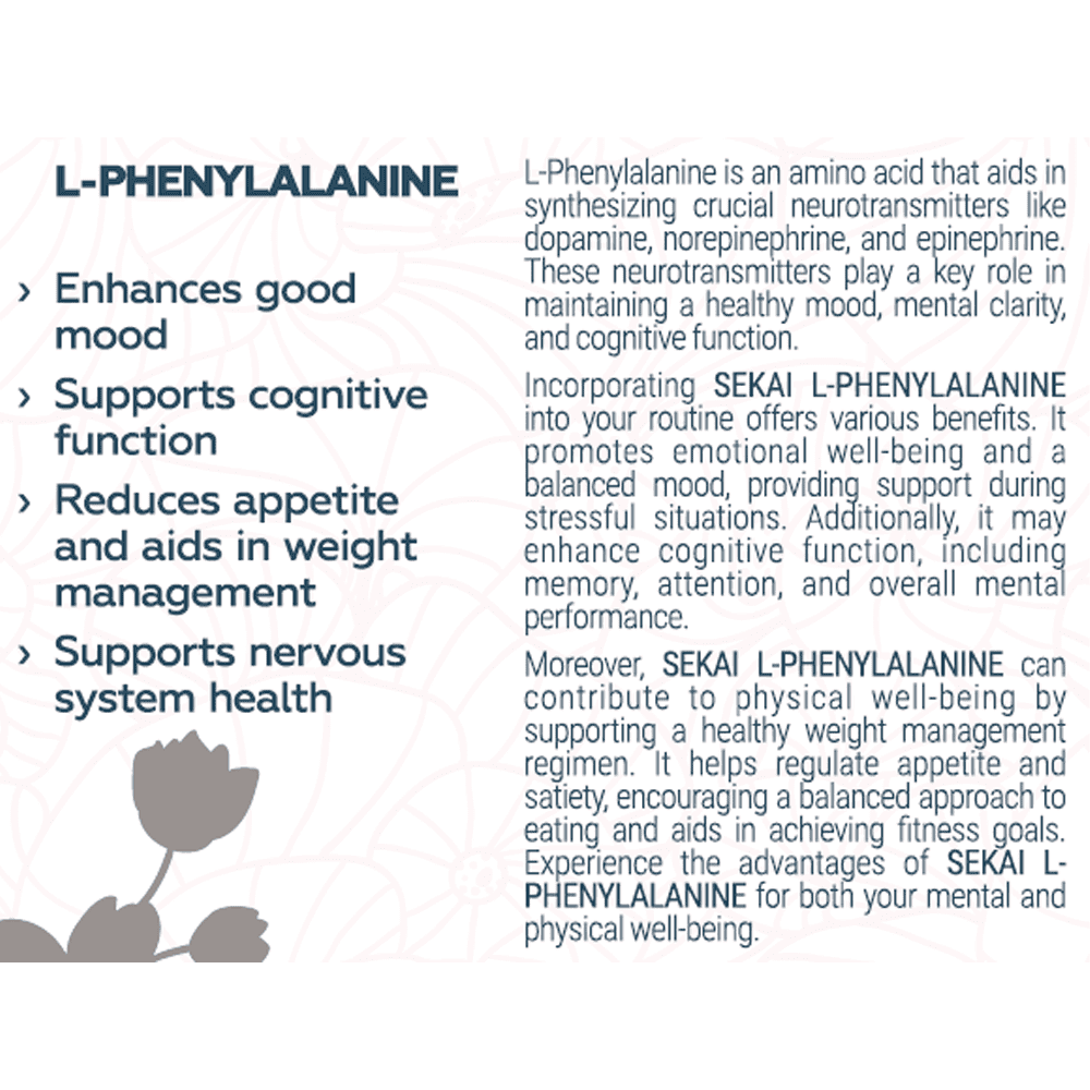 SEKAI KATSURYOKU L-Phenylalanine 48 капсули