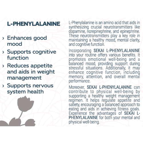SEKAI KATSURYOKU L-Phenylalanine 48 капсули