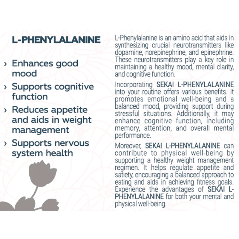 SEKAI KATSURYOKU L-Phenylalanine 48 капсули