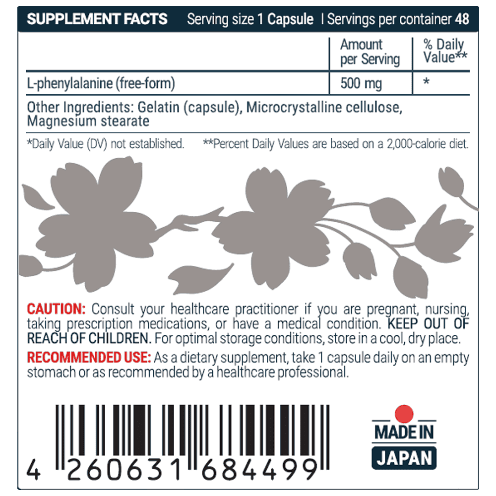 SEKAI KATSURYOKU L-Phenylalanine 48 капсули