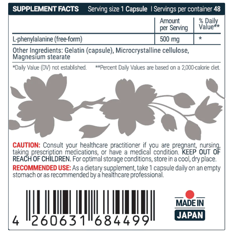SEKAI KATSURYOKU L-Phenylalanine 48 капсули