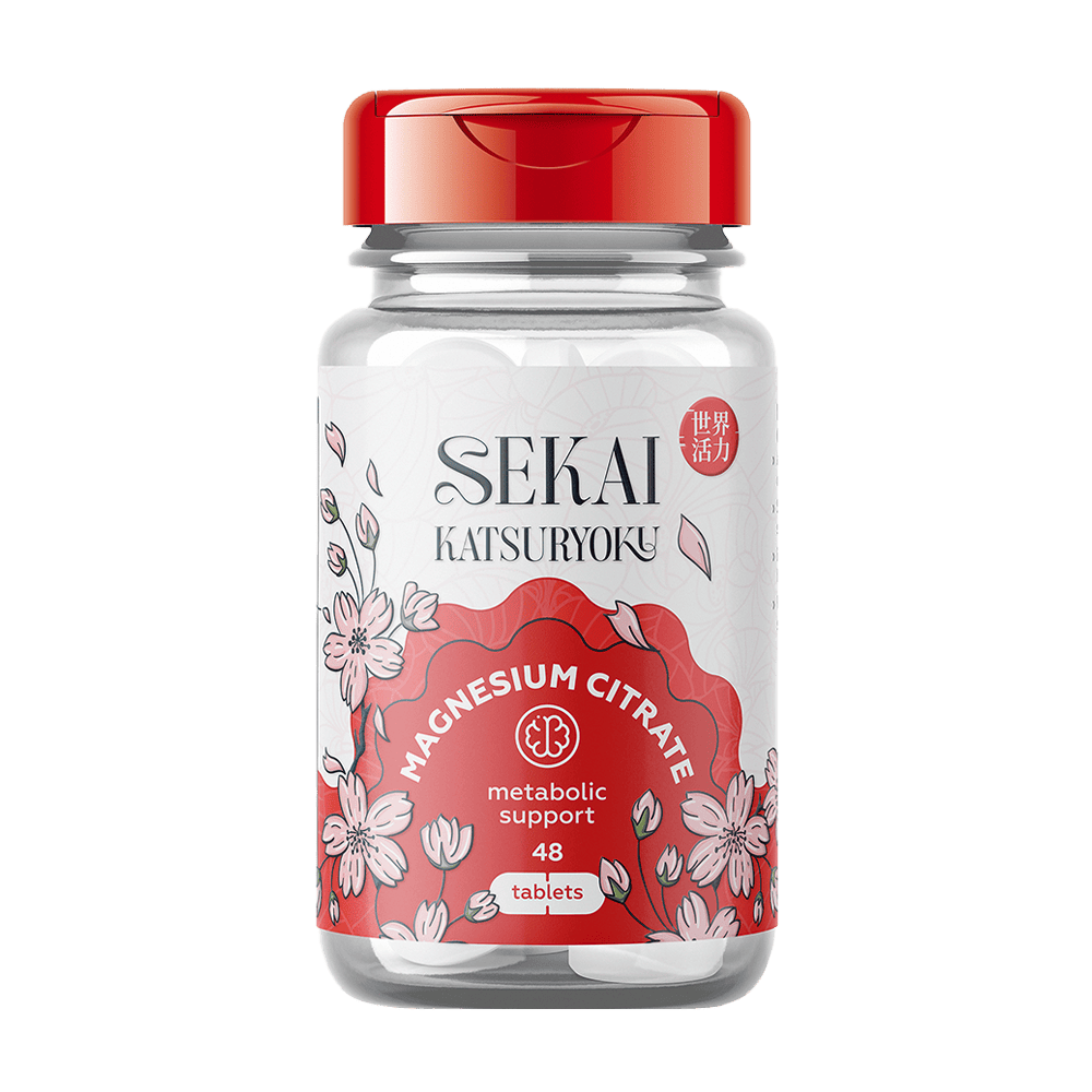 SEKAI KATSURYOKU Magnesium Citrate 48 таблетки